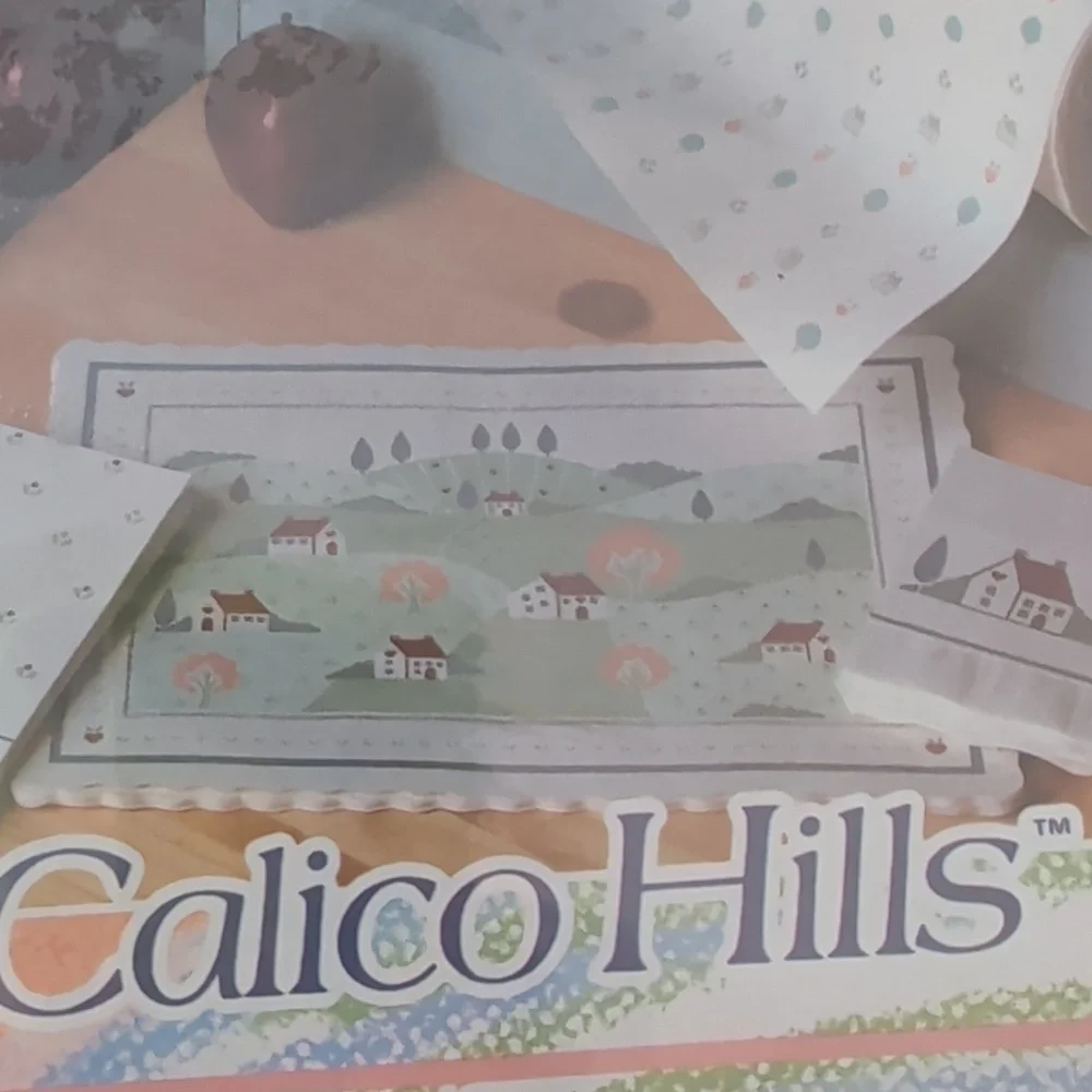 Blue & White Country Cottage Paper Napkin And Placemat Set